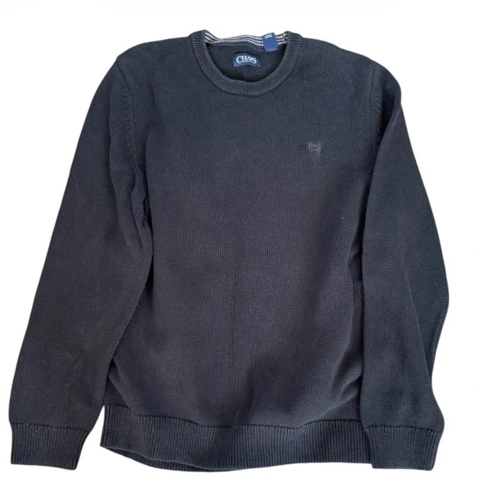 Chaps Men's Dark Blue Navy Crewneck Sweater Size XL Tall Extra Large  SKU 23